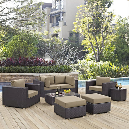 Convene 8 Piece Outdoor Patio Sectional Set