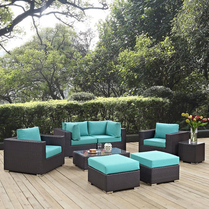 Convene 8 Piece Outdoor Patio Sectional Set