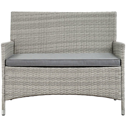 Bridge 4 Piece Outdoor Patio Patio Conversation Set