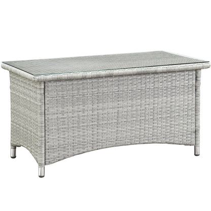 Bridge 4 Piece Outdoor Patio Patio Conversation Set