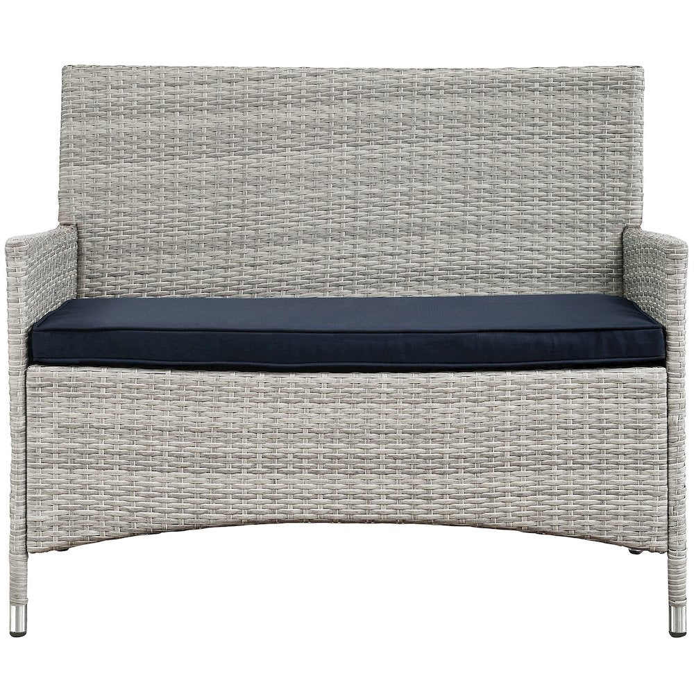 Bridge 4 Piece Outdoor Patio Patio Conversation Set