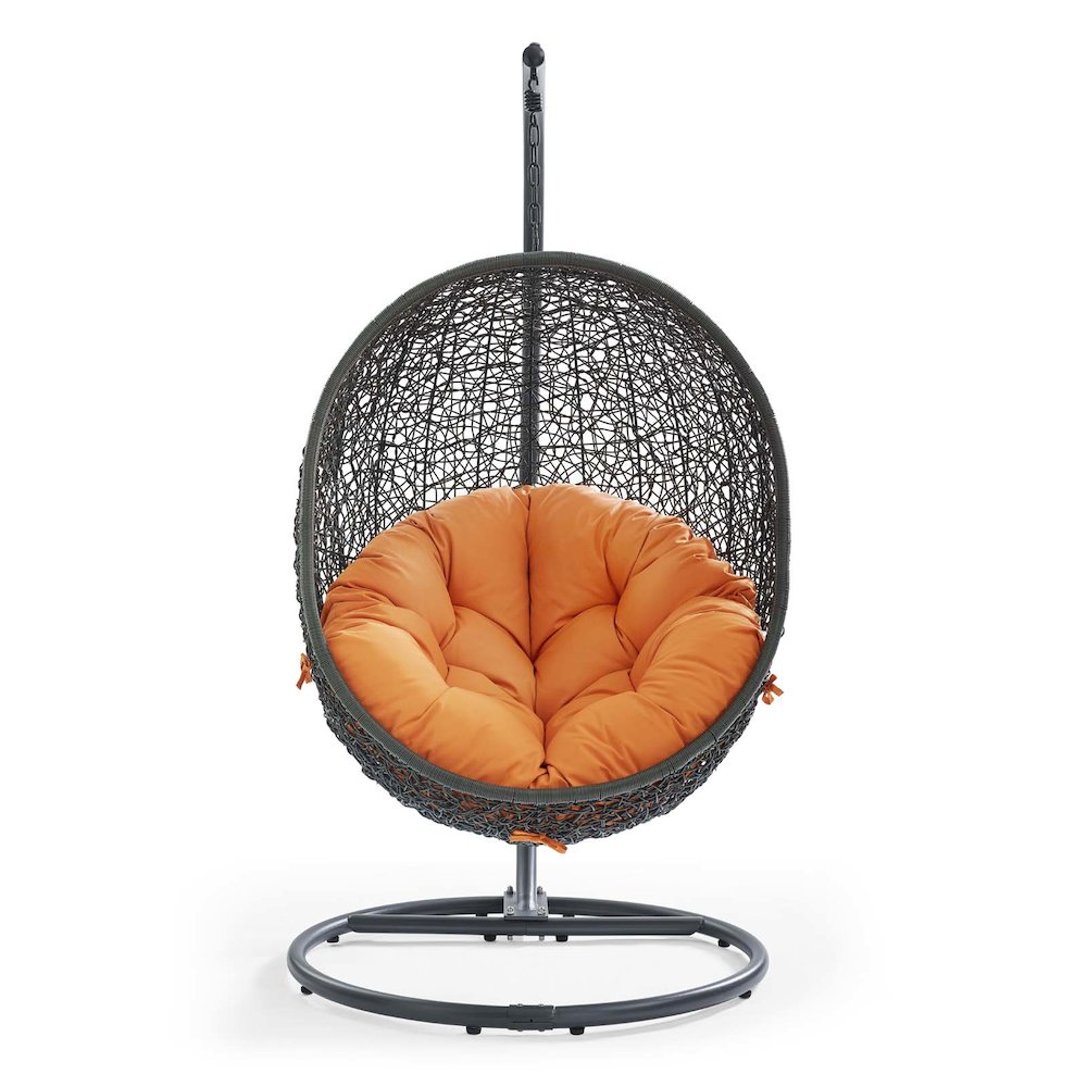 Hide Outdoor Patio Swing Chair With Stand