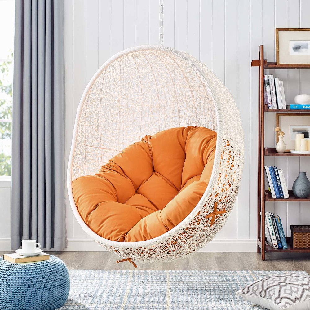 Hide Outdoor Patio Swing Chair With Stand