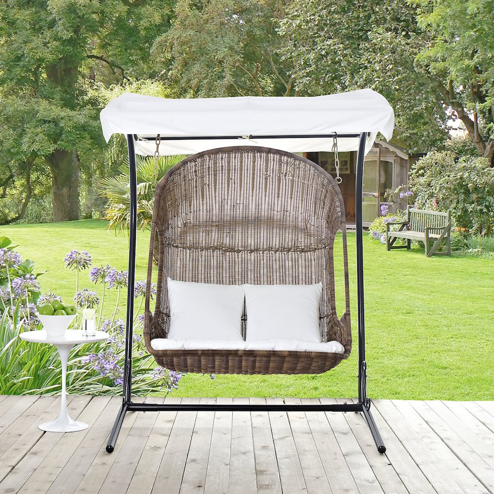 Vantage Outdoor Patio Swing Chair With Stand