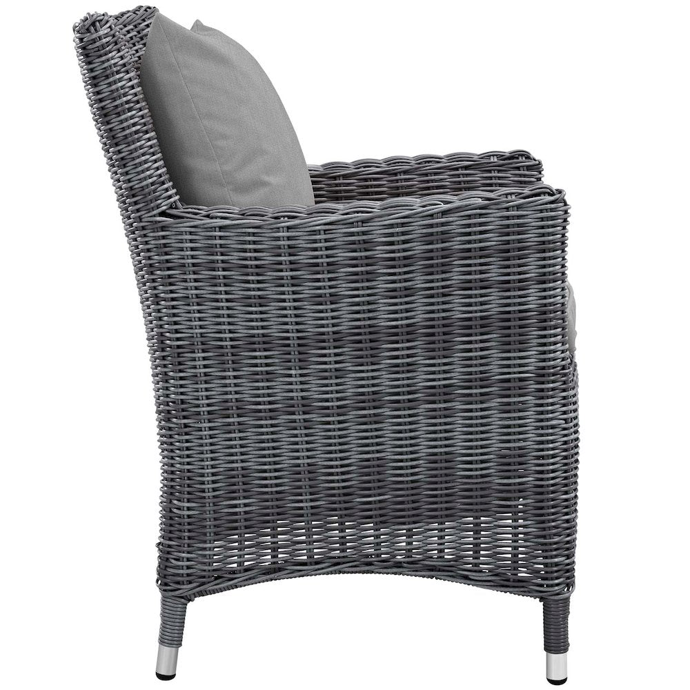 Summon 2 Piece Outdoor Patio Sunbrella Dining Set