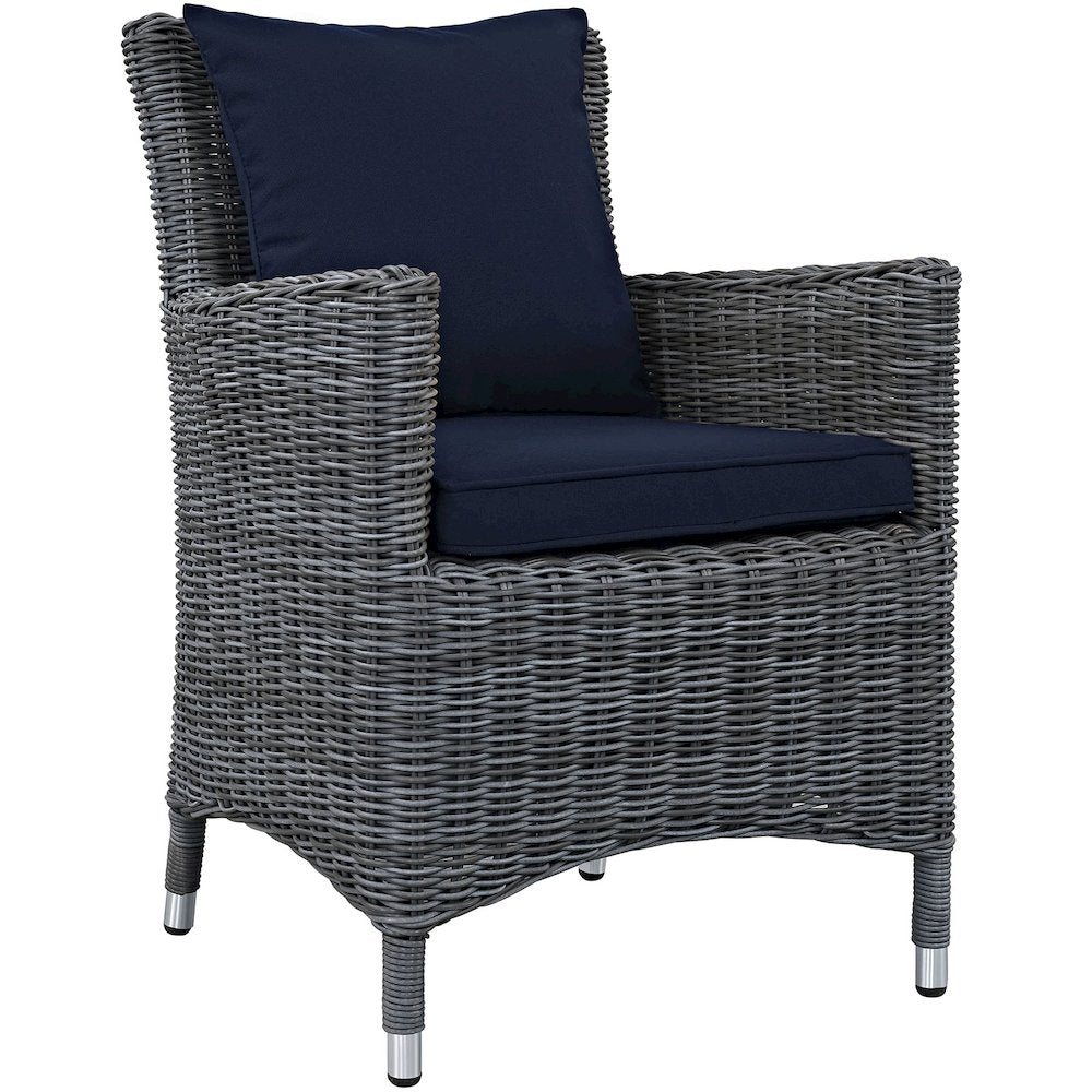 Summon 2 Piece Outdoor Patio Sunbrella Dining Set