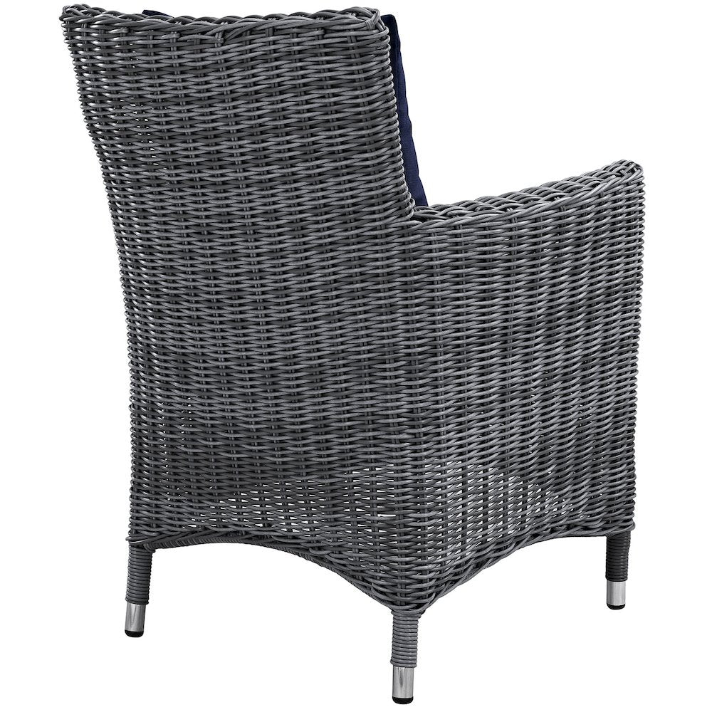 Summon 2 Piece Outdoor Patio Sunbrella Dining Set
