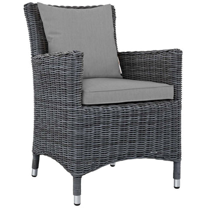 Summon 4 Piece Outdoor Patio Sunbrella Dining Set