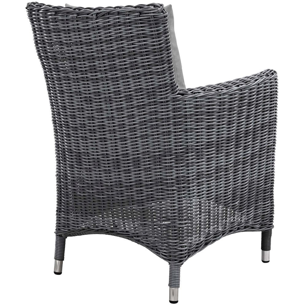 Summon 4 Piece Outdoor Patio Sunbrella Dining Set