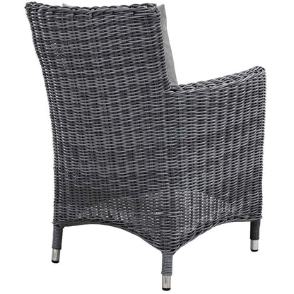Summon 4 Piece Outdoor Patio Sunbrella Dining Set