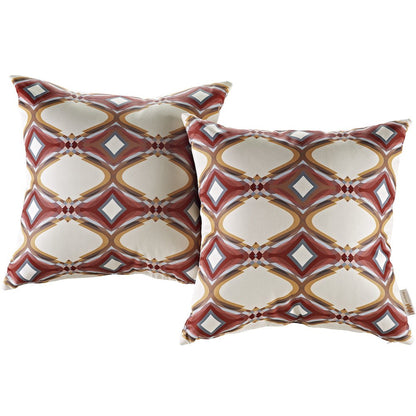 Modway 2 Piece Outdoor Patio Pillow Set