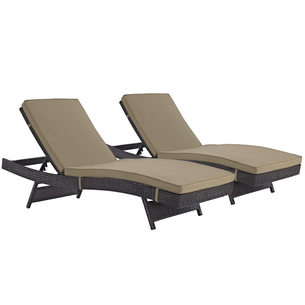 Convene Outdoor Patio Chaise Set of 2