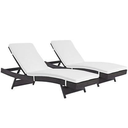 Convene Outdoor Patio Chaise Set of 2