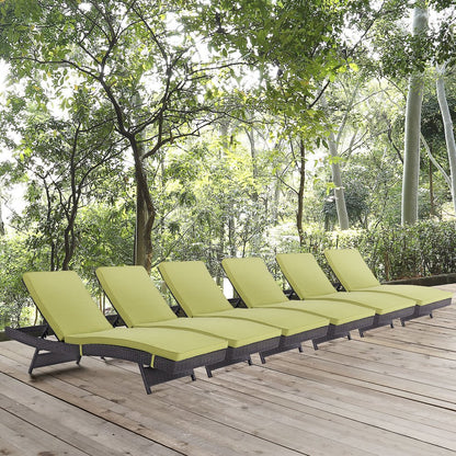 Convene Outdoor Patio Chaise Set of 6