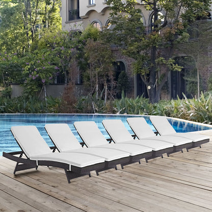 Convene Outdoor Patio Chaise Set of 6