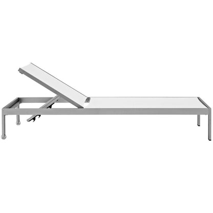 Shore Outdoor Patio Aluminum Chaise Set of 4
