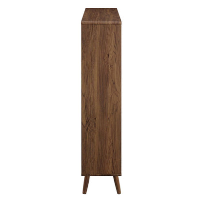 Transmit 7 Shelf Wood Grain Bookcase