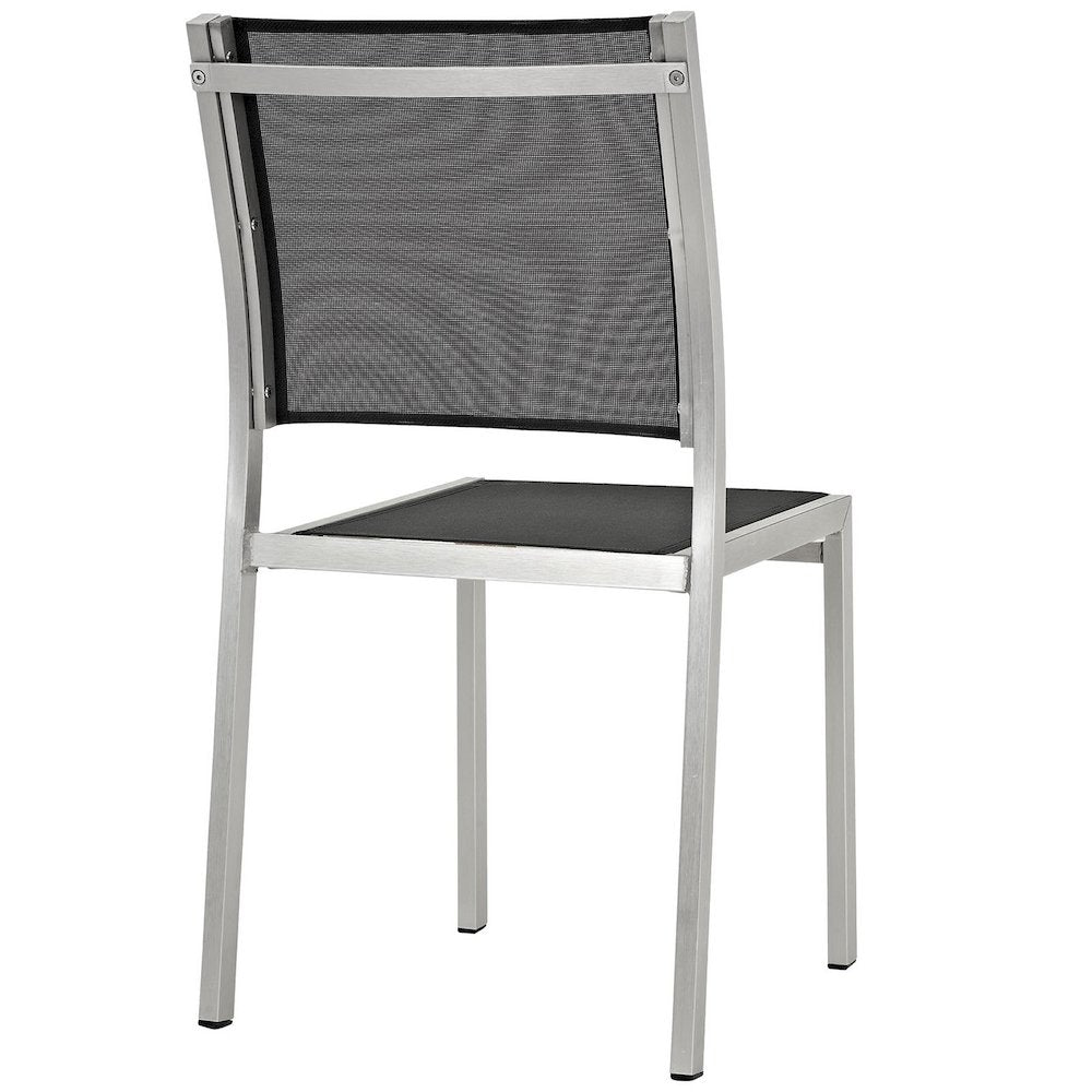 Shore Outdoor Patio Aluminum Side Chair Set of 2