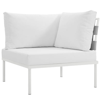 Harmony Outdoor Patio Aluminum Corner Sofa