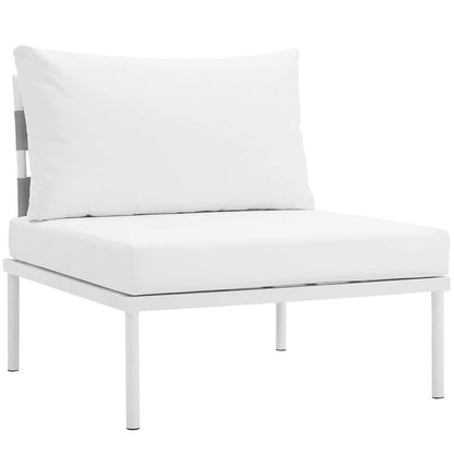 Harmony 8 Piece Outdoor Patio Aluminum Sectional Sofa Set