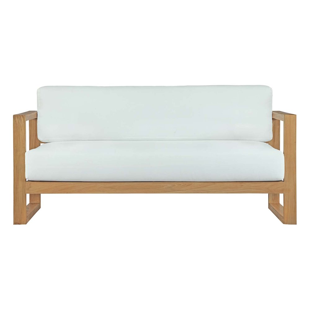 Upland Outdoor Patio Teak Sofa