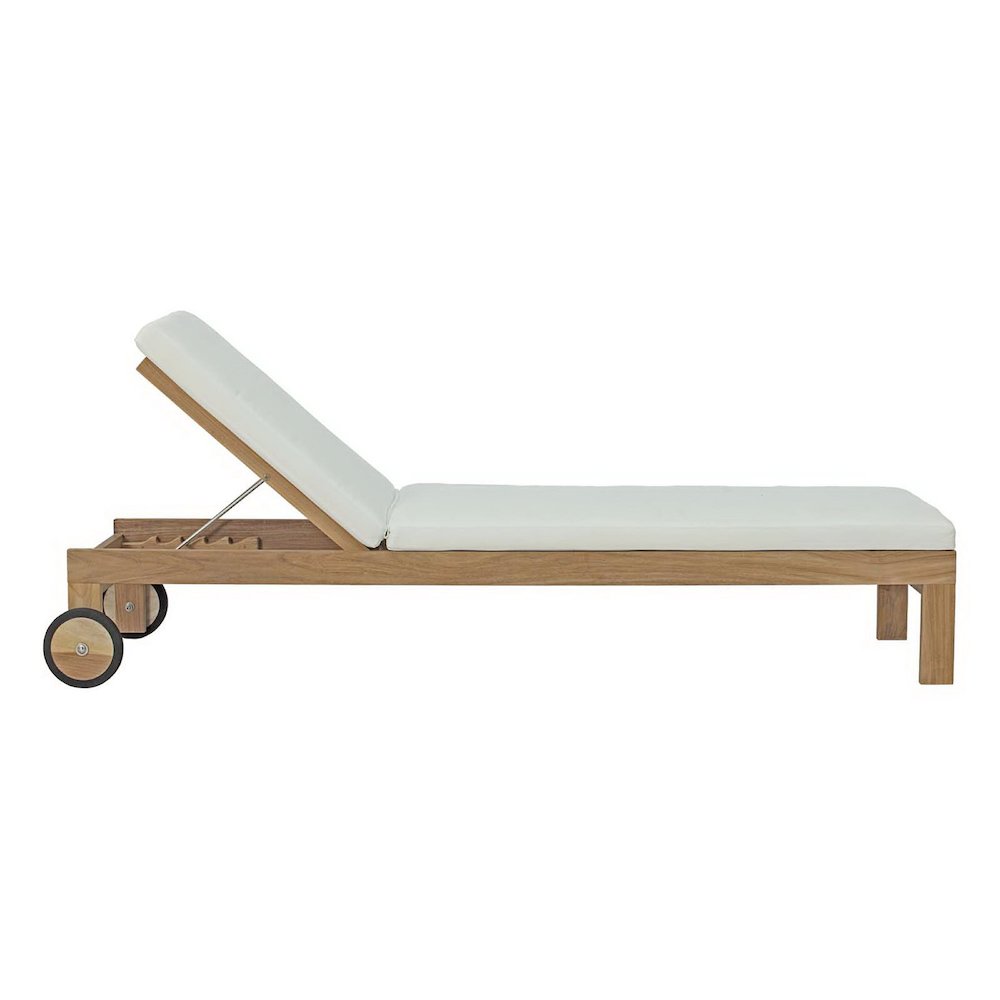 Upland Outdoor Patio Teak Chaise