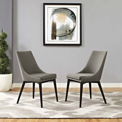 Viscount Fabric Dining Side Chair Set of 2