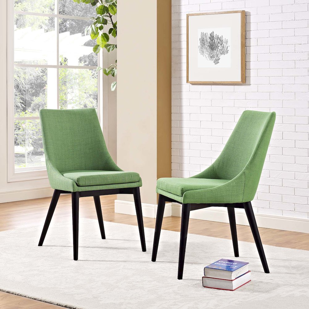 Viscount Fabric Dining Side Chair Set of 2