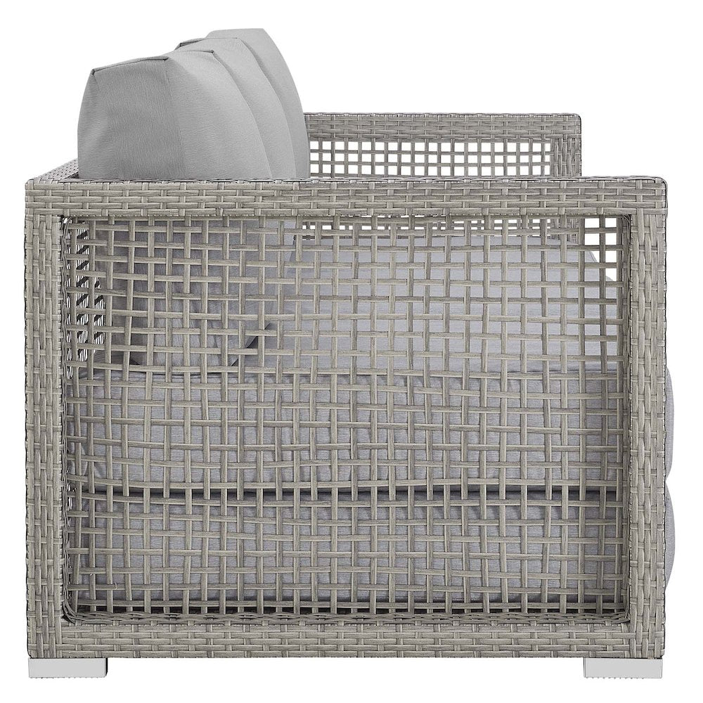 Aura Outdoor Patio Wicker Rattan Sofa