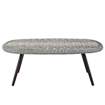 Endeavor Outdoor Patio Wicker Rattan Coffee Table
