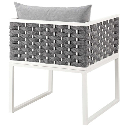 Stance Outdoor Patio Aluminum Dining Armchair