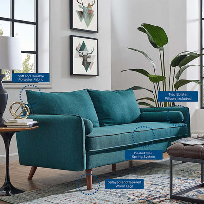 Revive Upholstered Fabric Sofa
