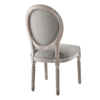 Arise Vintage French Upholstered Fabric Dining Side Chair Set of 2
