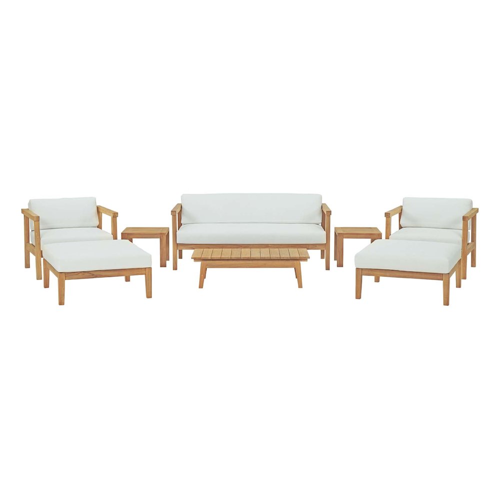 Bayport 8 Piece Outdoor Patio Teak Set