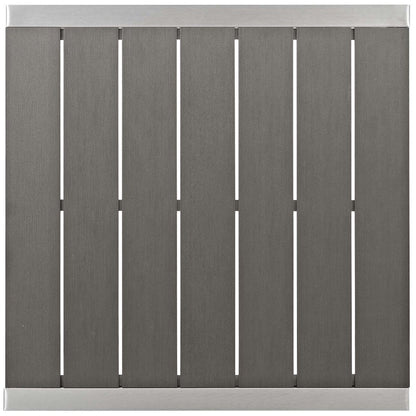 Shore 3 Piece Outdoor Patio Aluminum Pub Set