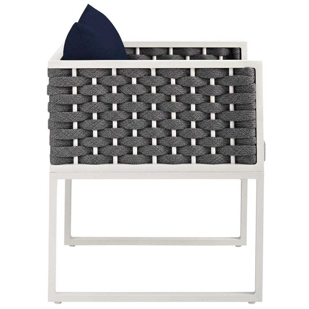 Stance 9 Piece Outdoor Patio Aluminum Dining Set