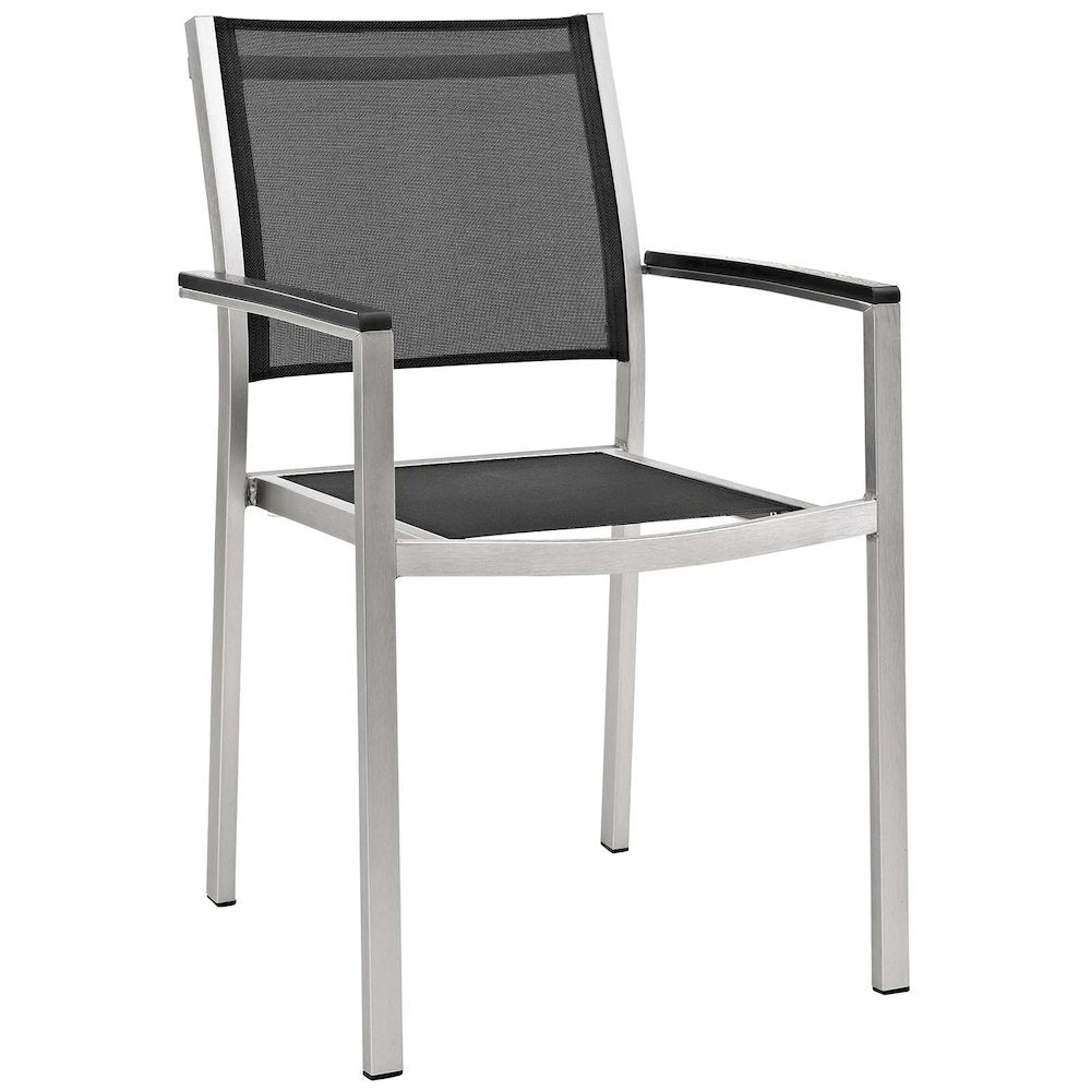 Shore 7 Piece Outdoor Patio Aluminum Dining Set