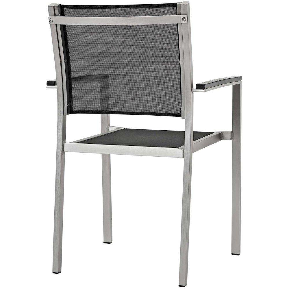 Shore 9 Piece Outdoor Patio Aluminum Dining Set