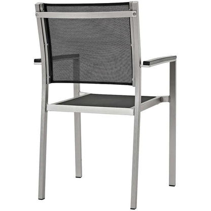 Shore 9 Piece Outdoor Patio Aluminum Dining Set