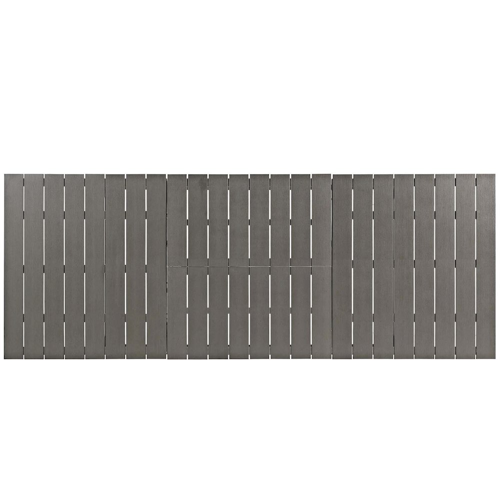 Shore 9 Piece Outdoor Patio Aluminum Dining Set