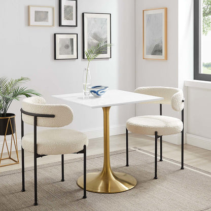 Lippa 28" Square Wood Dining Table