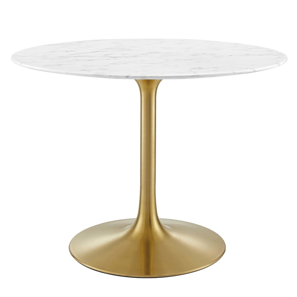 Lippa 40" Round Faux Marble Dining Table