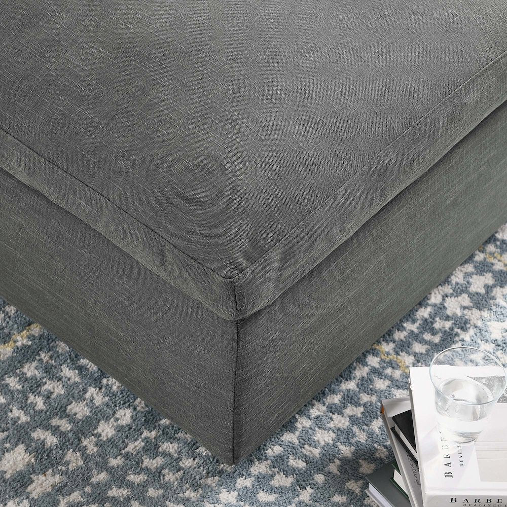 Commix Down Filled Overstuffed Ottoman