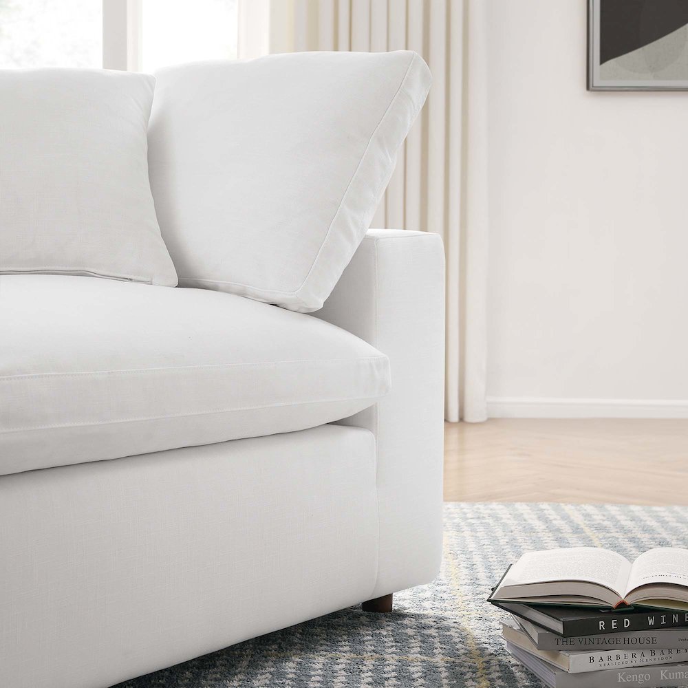 Commix Down Filled Overstuffed Corner Chair