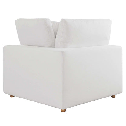 Commix 5 Piece Down Filled Overstuffed Sectional Sofa Set