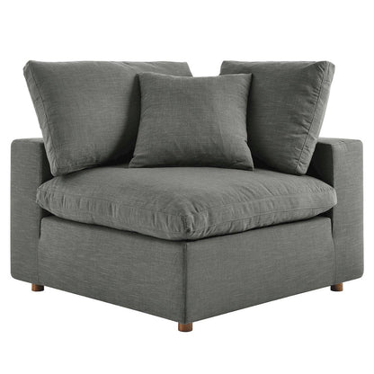 Commix 8-Piece Down Filled Overstuffed Sectional Sofa