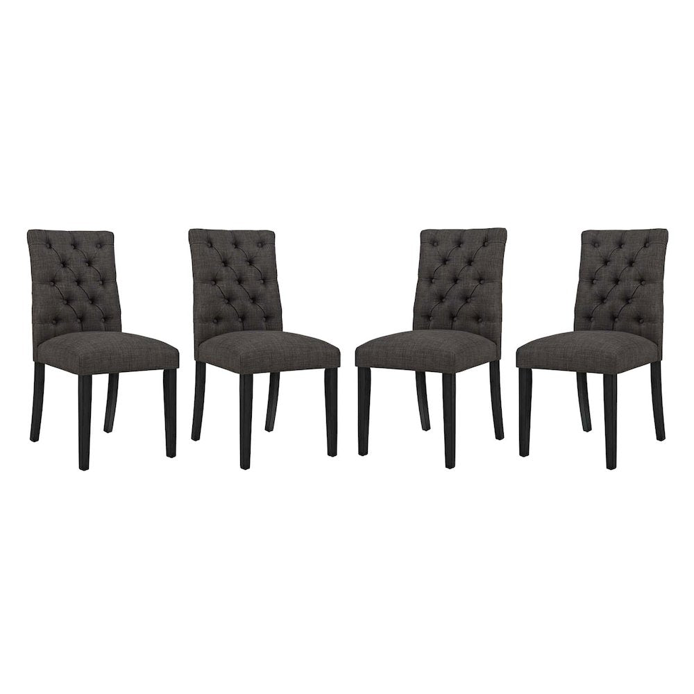 Duchess Fabric Dining Chair Set of 4
