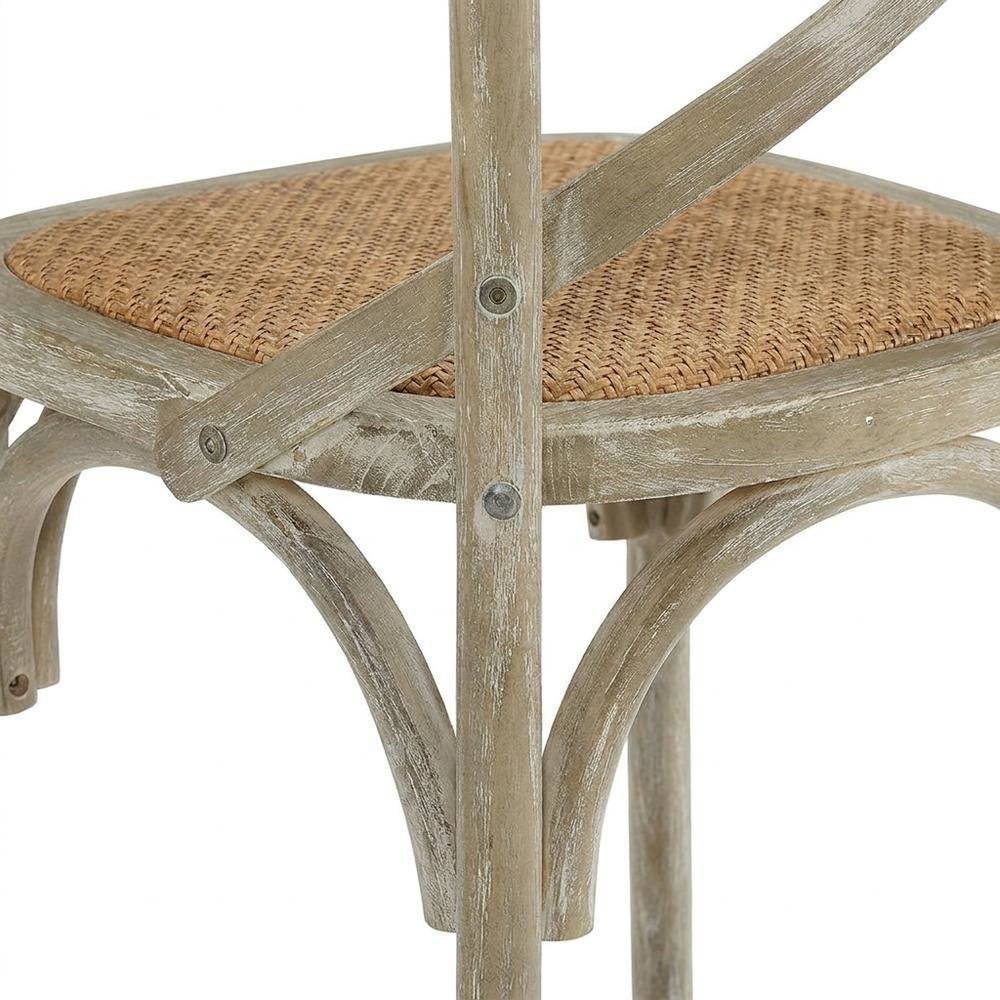 Wooden Dining Side Chairs for Kitchen and Dining Room, Gray, Set of 2