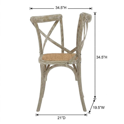 Wooden Dining Side Chairs for Dining Room, Gray, Set of 4