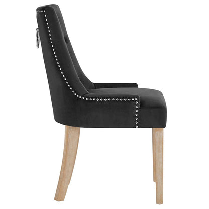 Pose Performance Velvet Dining Chair Set of 2